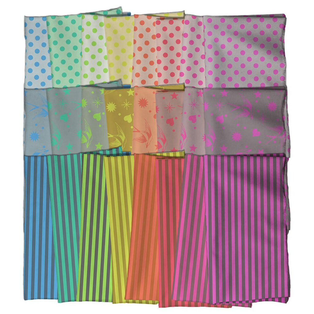 neon true colors fabric by tula pink for free spirit fabric